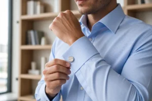 chemises avec boutons de manchettes
