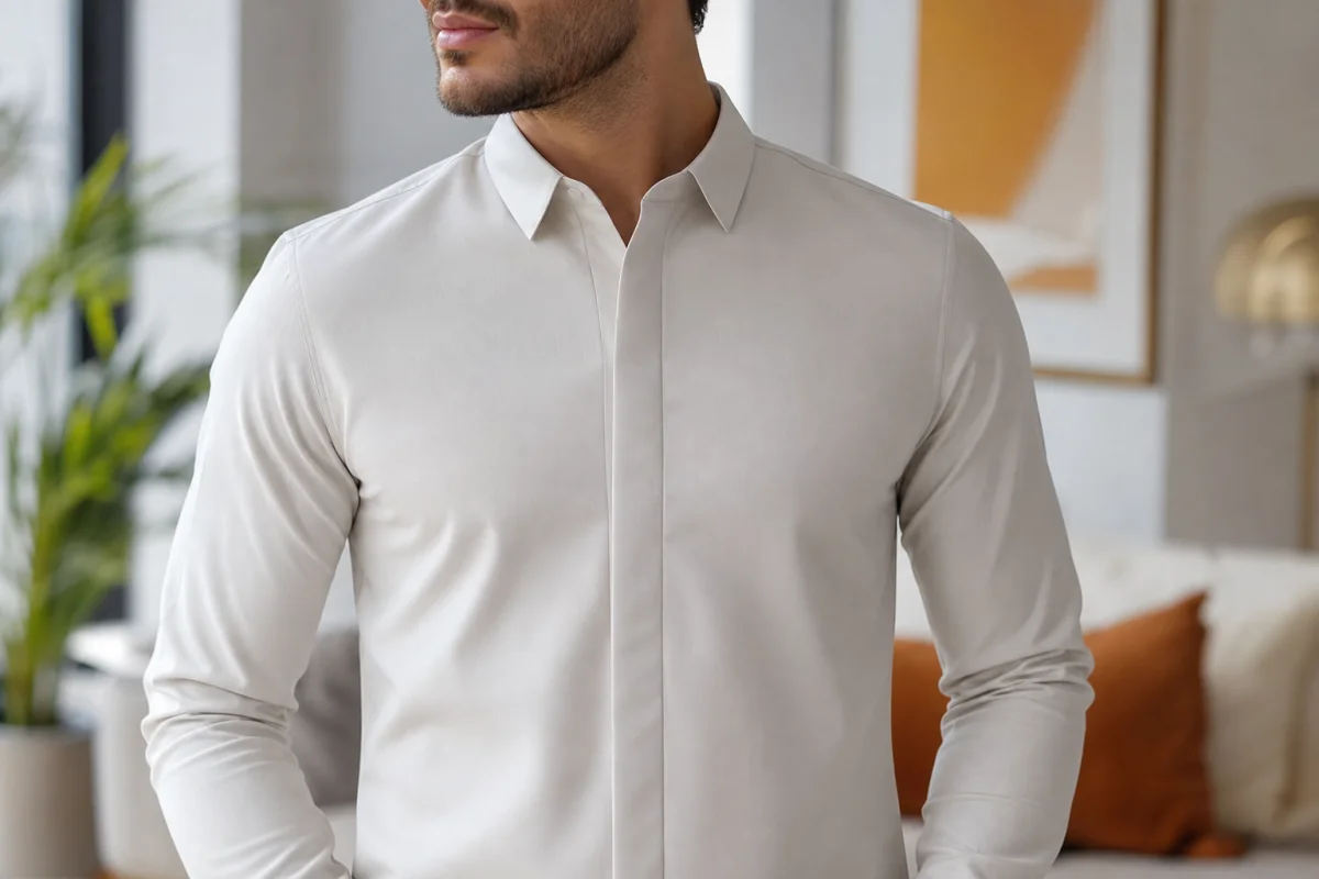 chemise sans bouton