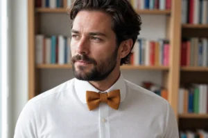 col chemise pour noeud papillon