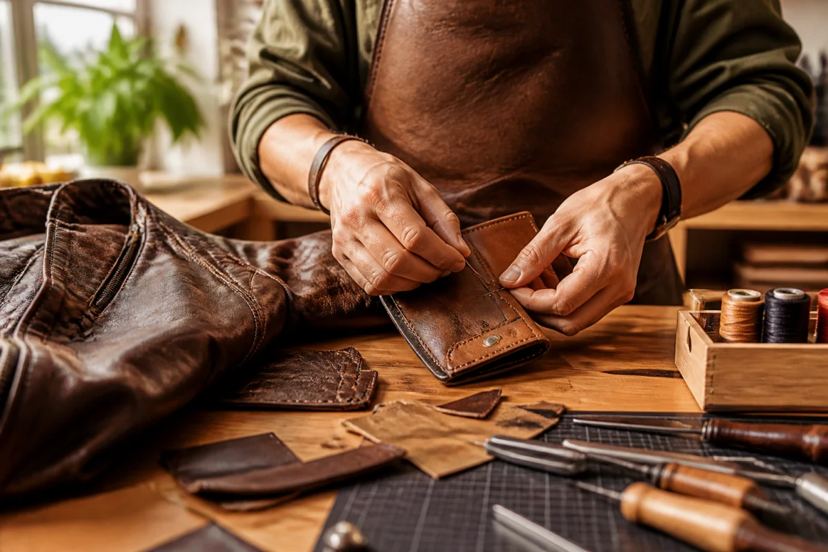 que faire d'une vieille veste en cuir