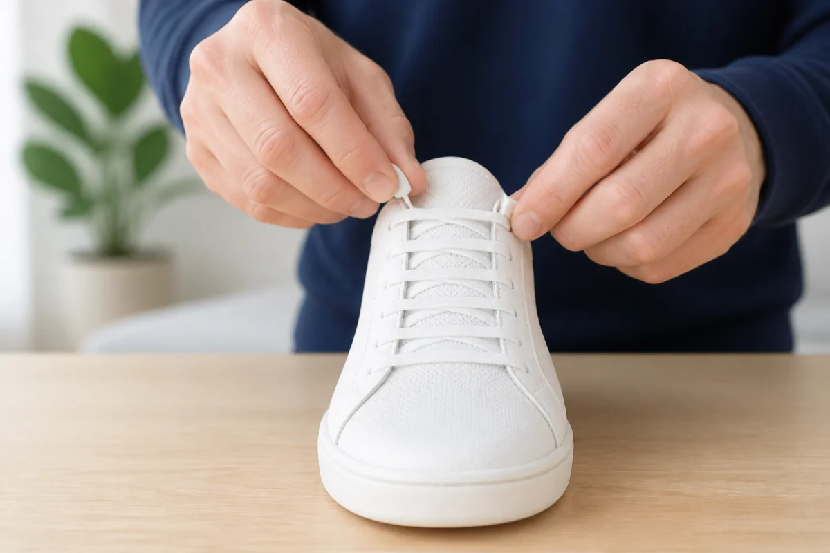 laçage sneakers sans nœud
