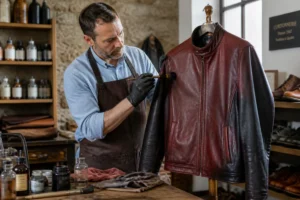 ou faire teindre sa veste en cuir