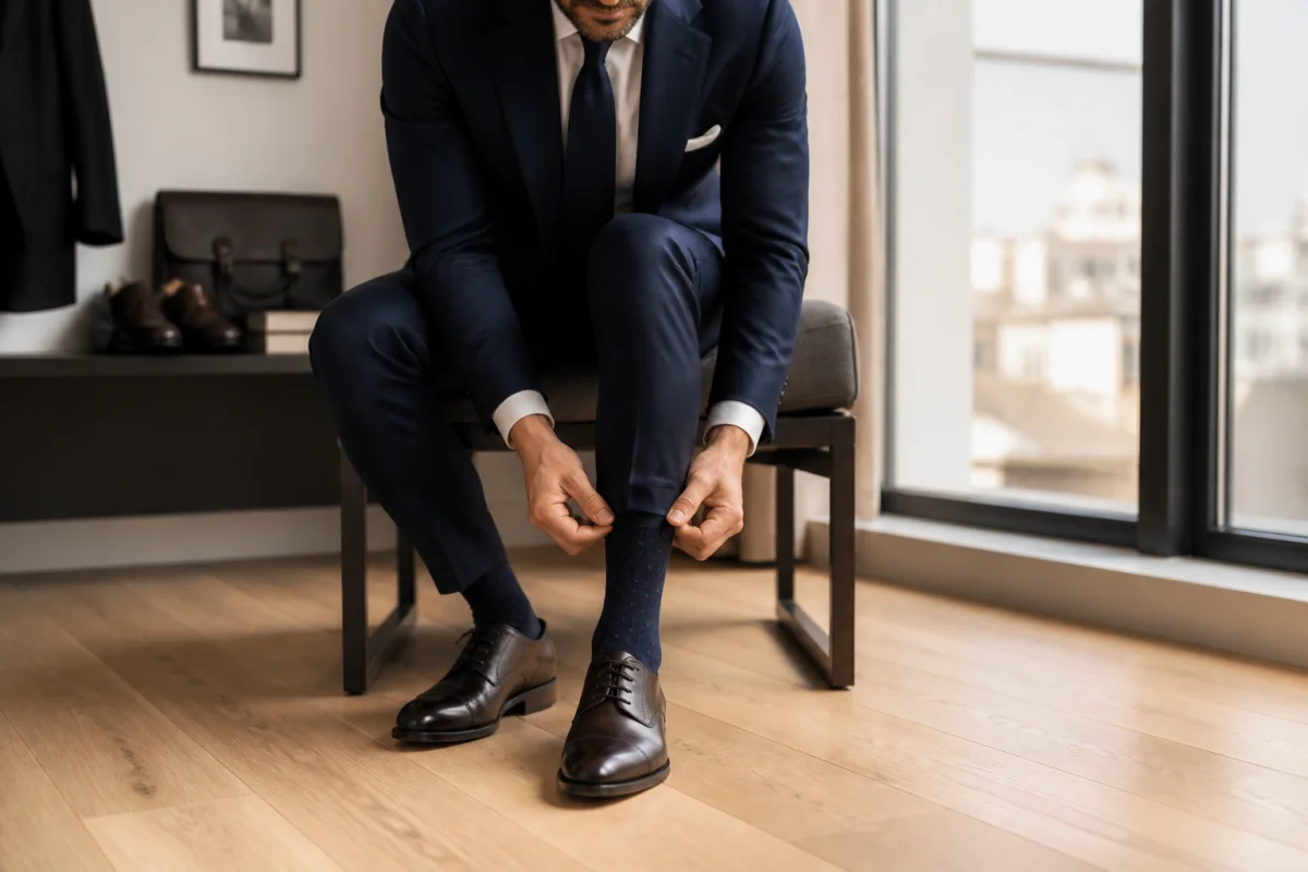 Bien choisir ses chaussettes homme pour costume