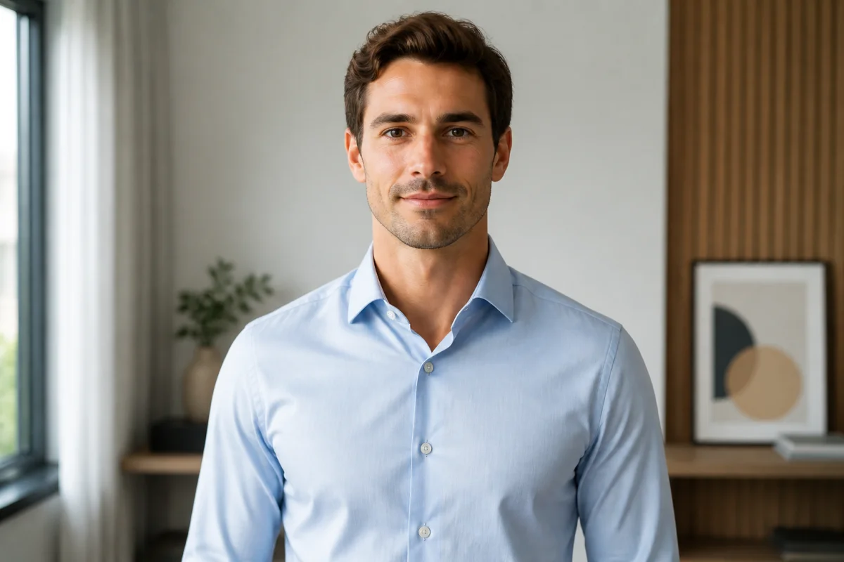 Choisir une chemise homme pour entretien avec justesse