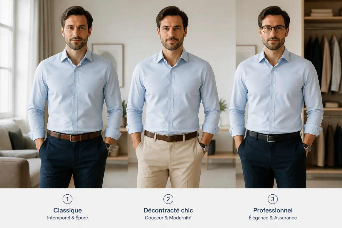 Chemise habillée pour autoconsommation choisir la bonne tenue au quotidien